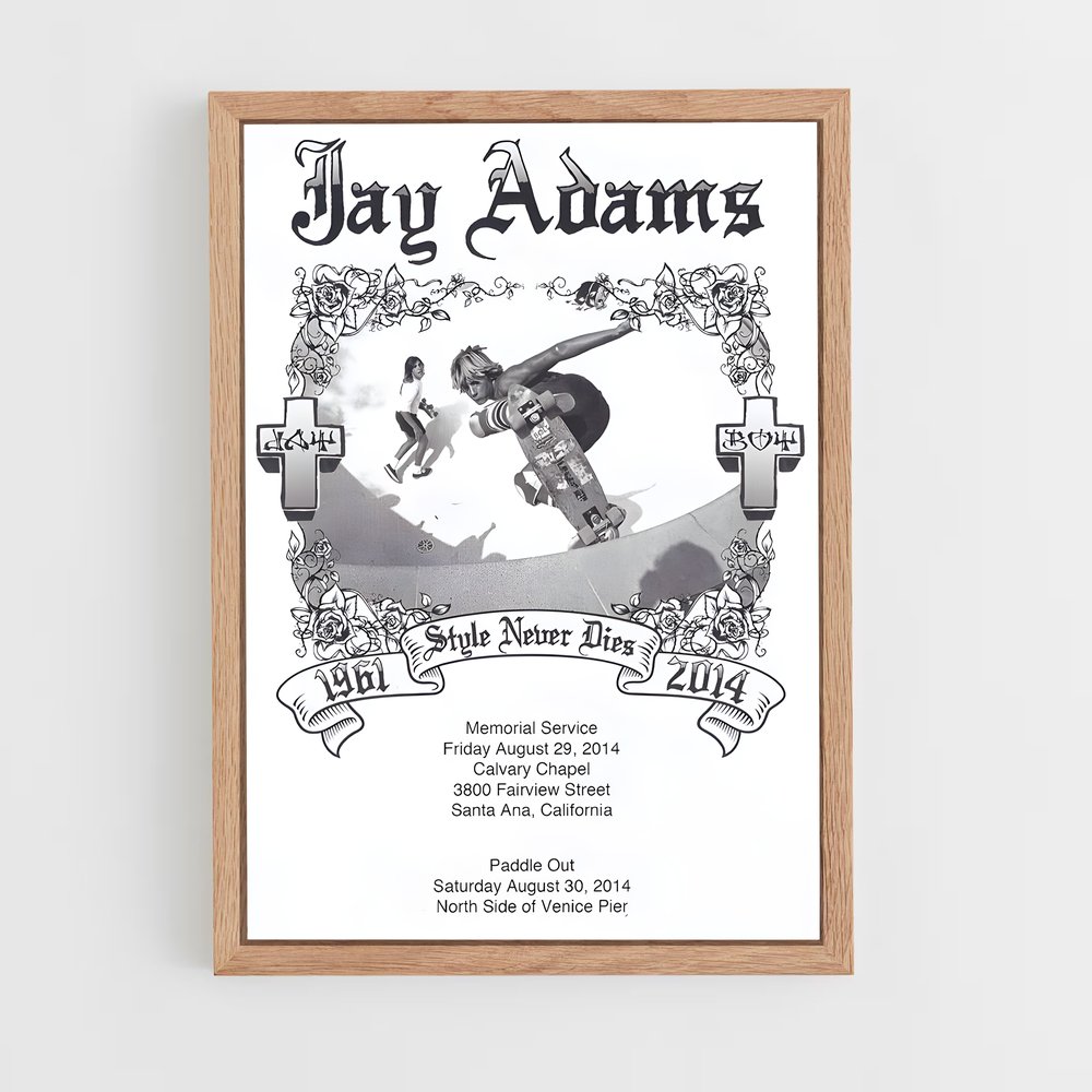 Poster Jay adams – affiche Skateboard (vue 4)
